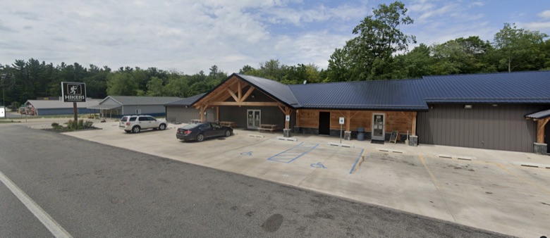 The Hikers Cannabis storefront in White Cloud, Michigan